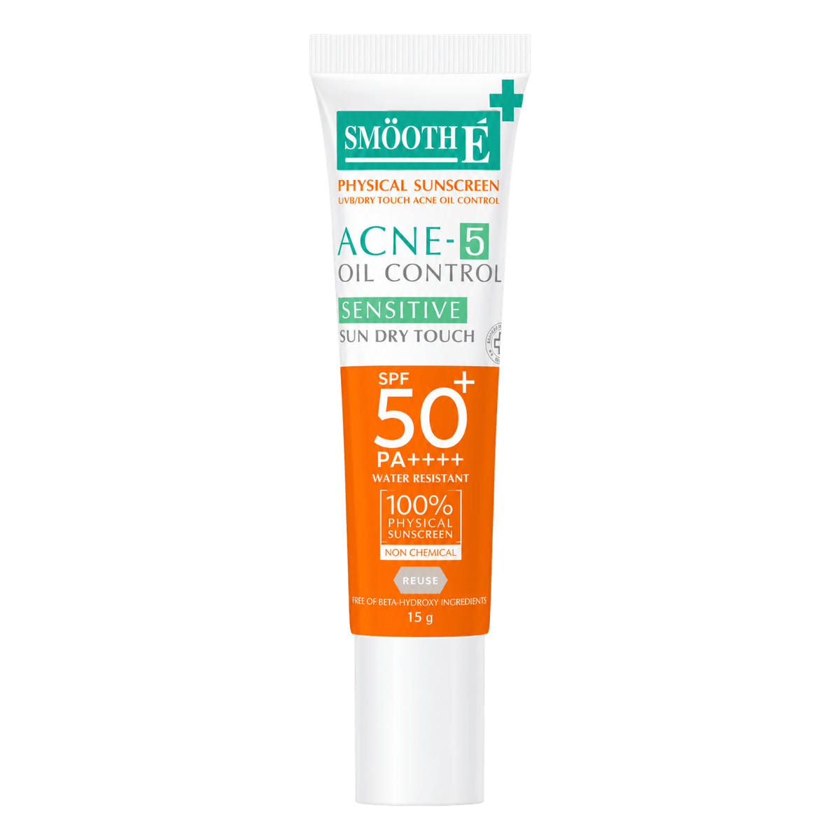Smooth E Physical Sun Dry Touch Acne Oil Control Beige 15 g