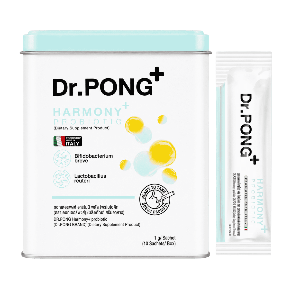 Dr.PONG Harmony+ Probiotic, 10 Sachets
