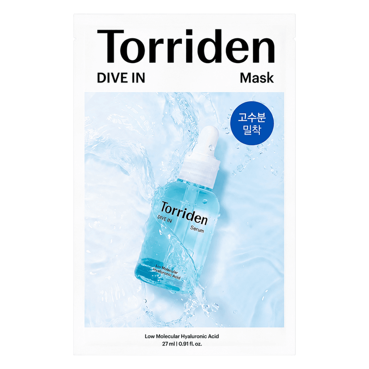 Torriden Dive in Low Molecule Hyaluronic Acid Mask Sheet 27 ml