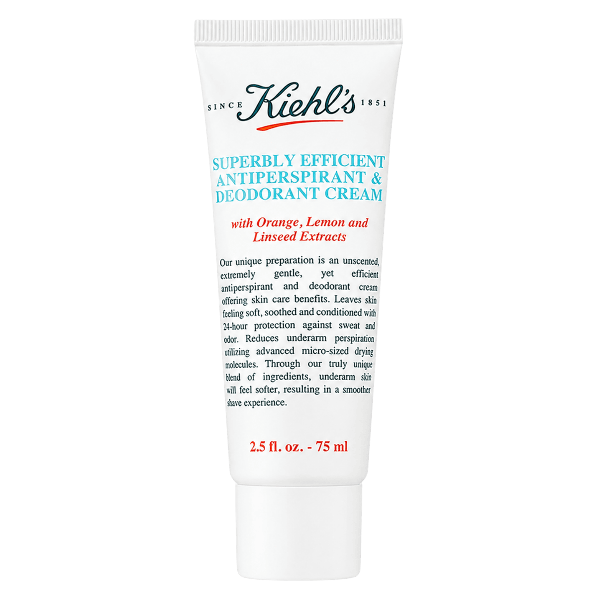 Kiehl's Superbly Efficient Anti-Perspirant & Deodorant Cream 75 ml