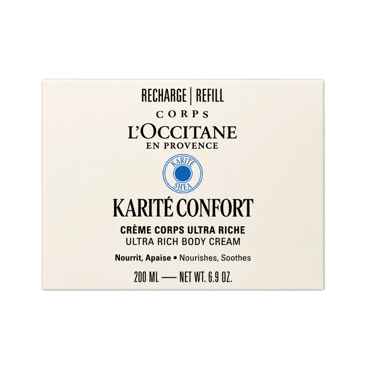 L'Occitane Shea Butter Ultra Rich Body Cream Refill 200 ml