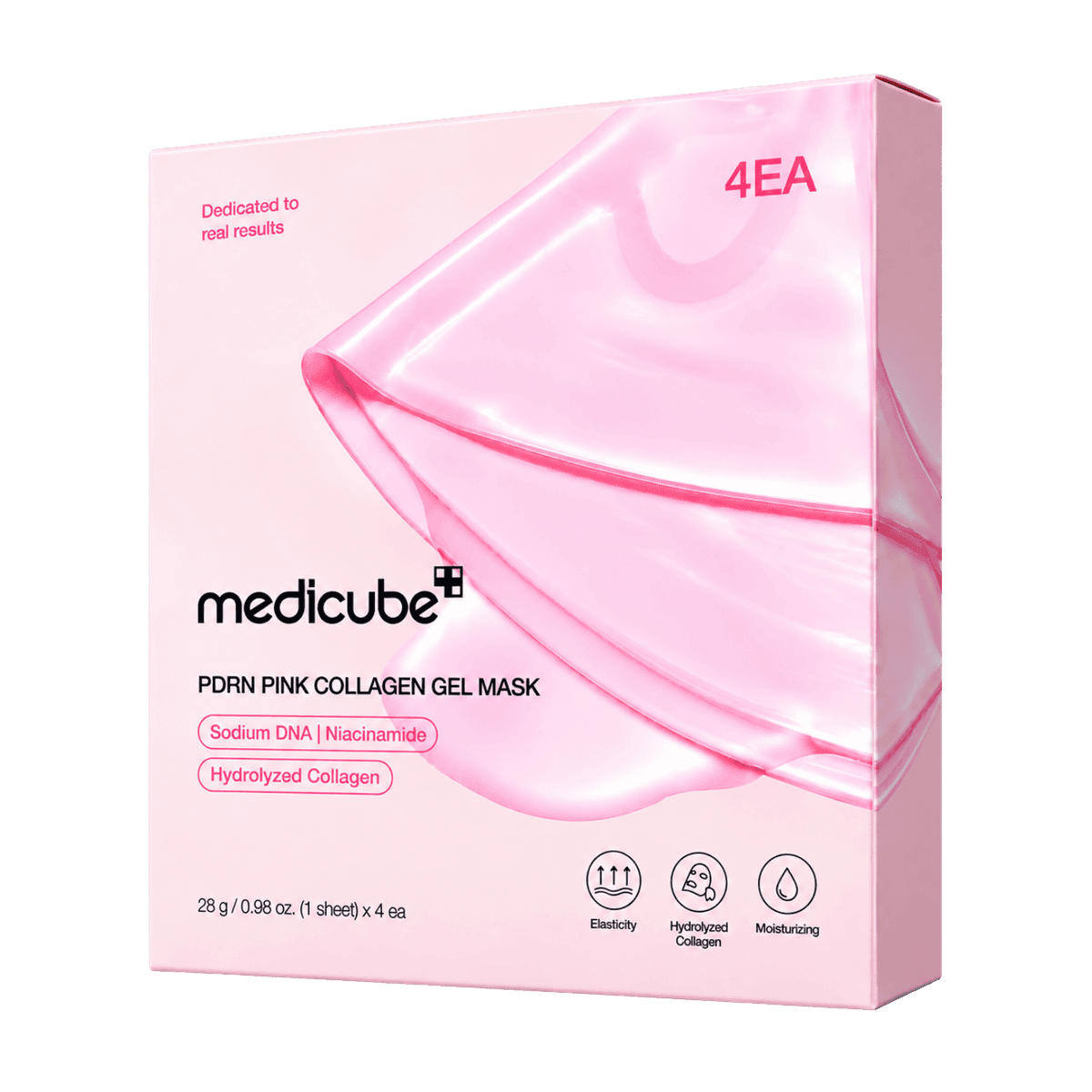 Medicube PDRN Pink Collagen Gel Mask 28 g x 4