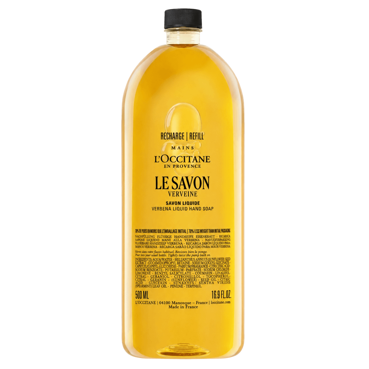 L'Occitane Shea Verbena Liquid Soap Refill 500 ml