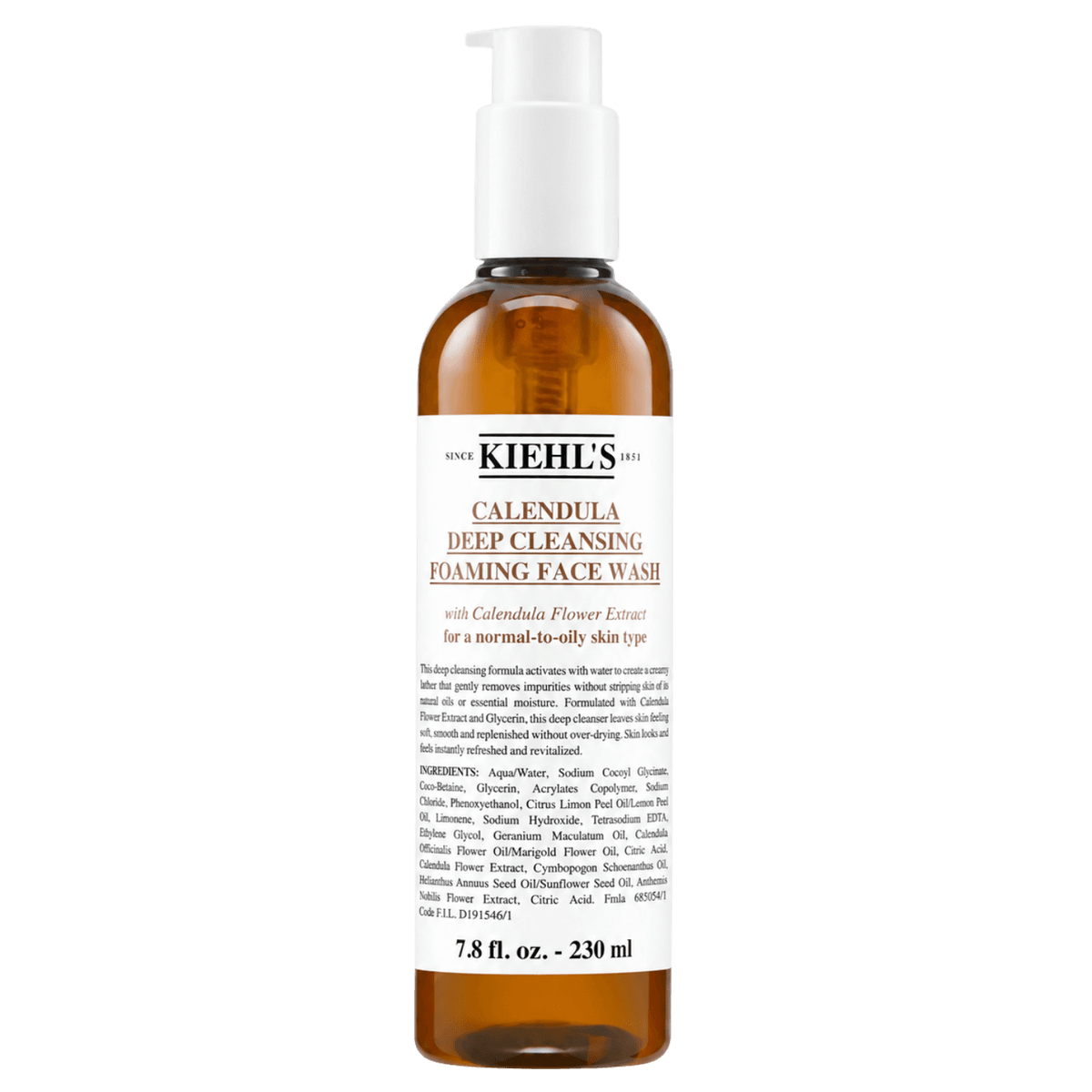 Kiehl's Calendula Deep Cleansing Foaming Face Wash 230 ml