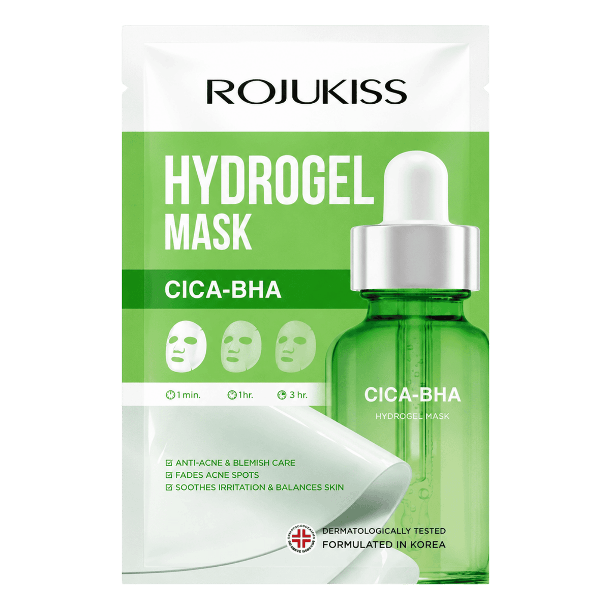 Rojukiss Hydrogel Mask 33g CICA-BHA