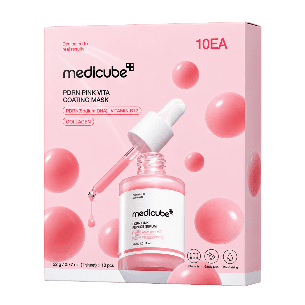 Medicube PDRN Pink Vita Coating Mask 22 g x 10