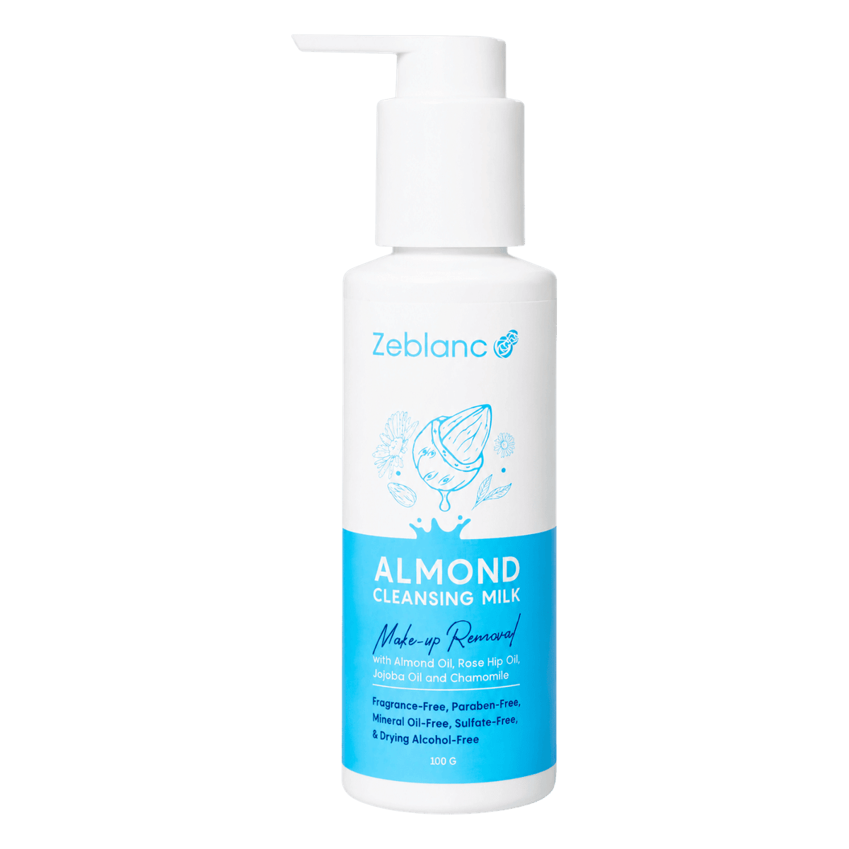 Zeblanc Almond Cleansing Milk for Pregnant Women 100 g