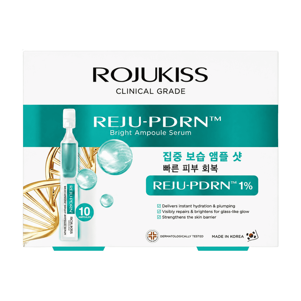 Rojukiss Reju-PDRN Bright Ampoule Serum 1ml x10