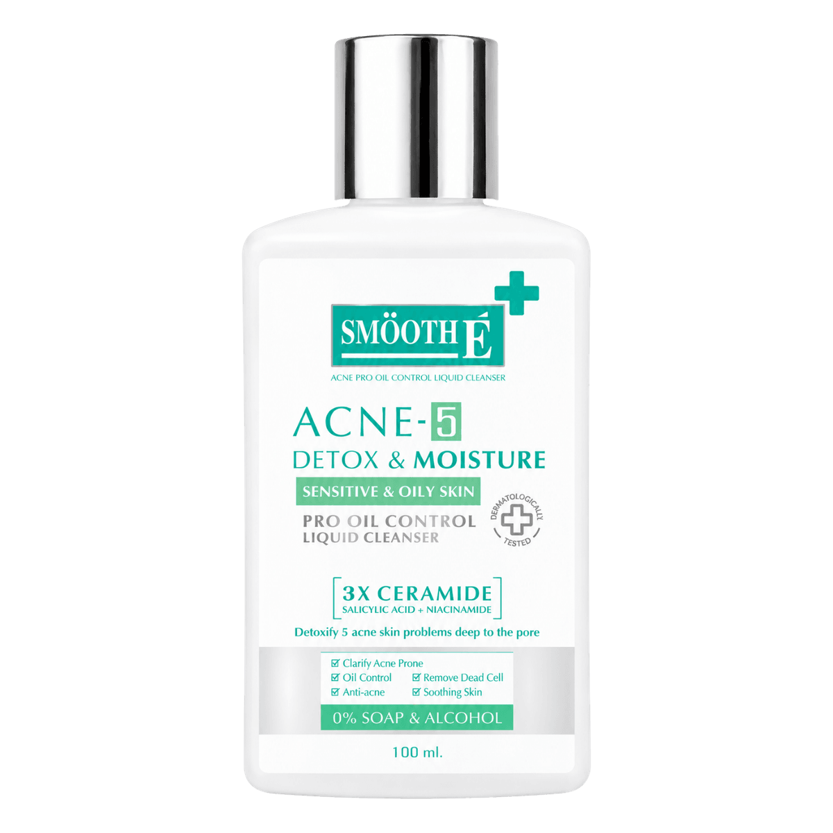 Smooth E Acne-5 Detox & Moisture Liquid Cleanser 100 ml