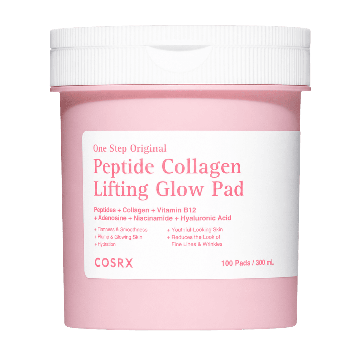 Cosrx One Step Original Peptide Collagen Lifting Glow Pad 300 ml