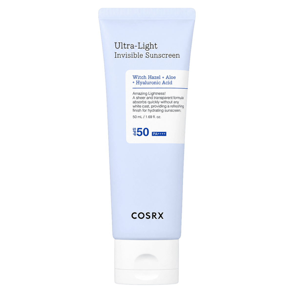 Cosrx Ultra-Light Invisible Sunscreen Spf50 Pa++++ 50 Ml