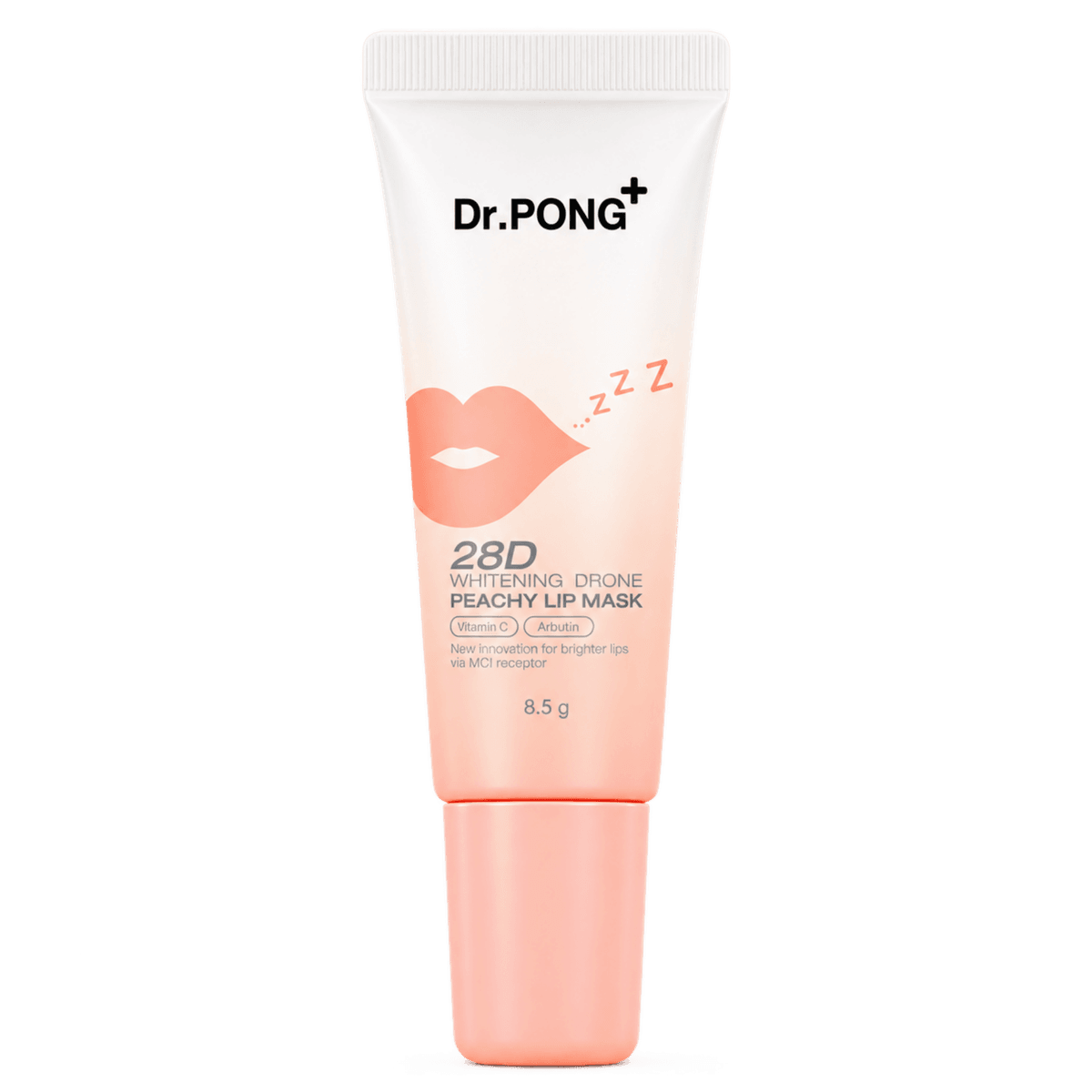 Dr.PONG 28D Whitening Drone Lip Mask, 8.5 g — Peachy