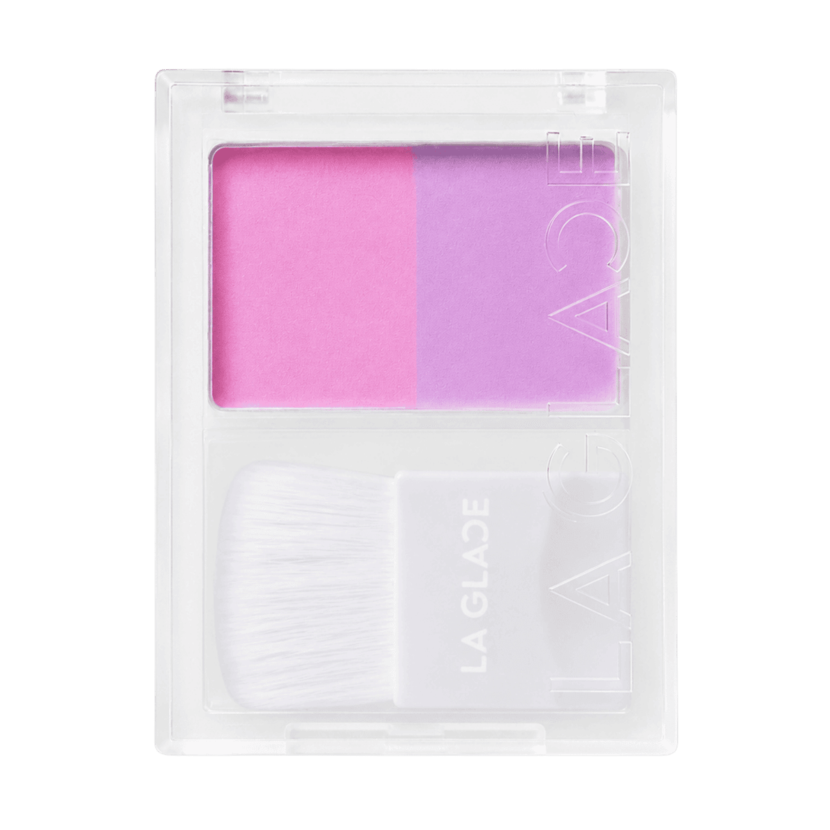 La Glace Brattitude Two Tone Powder Blush #01 Purple Freak