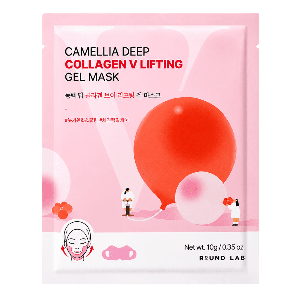 Round Lab Camellia Deep Collagen V Lifting Gel Mask Sheet 10 g