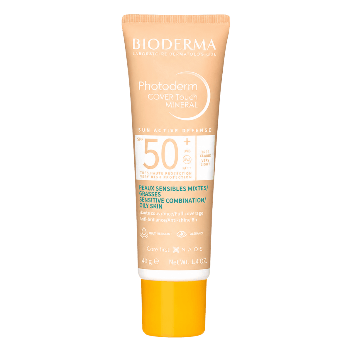 Bioderma Photoderm Cover Touch Mineral SPF 50+ PA++++ Very Light 40 ml