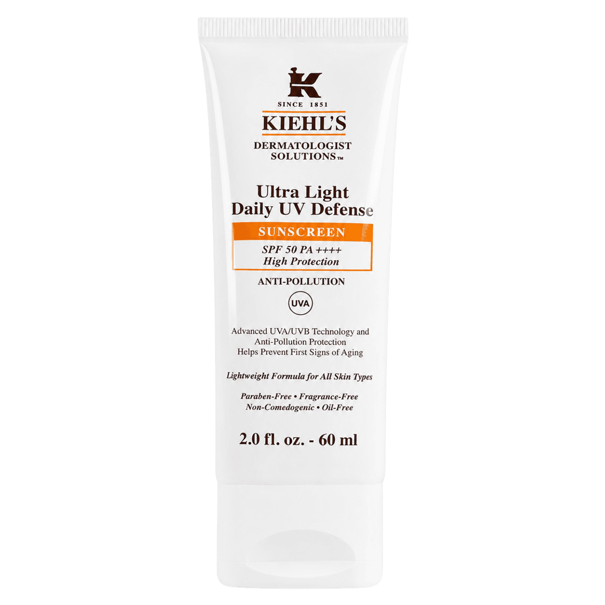Kiehl's Ultra Light Daily UV Defense SPF 50 PA++++ Anti-Pollution 60 ml