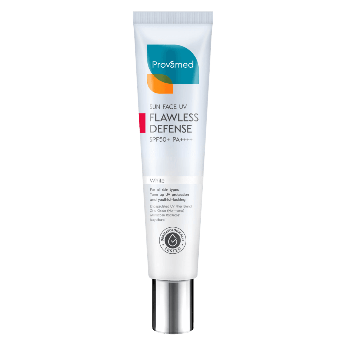 Provamed Sun Face UV Flawless Defense SPF 50+ PA++++ (White) 30 ml