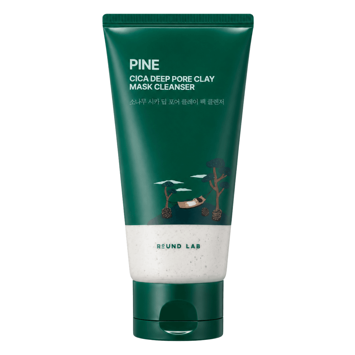 Round Lab Pine Cica Deep Pore Clay Mask Cleanser 150 ml