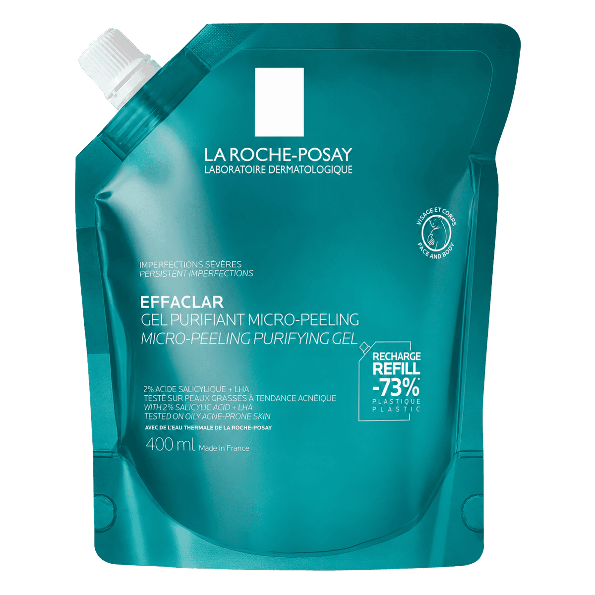 La Roche-Posay Effaclar Micro Peeling Gel Refill 400ml